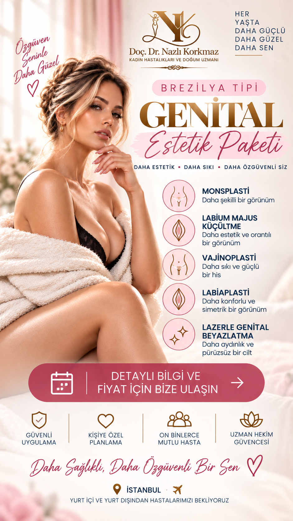 Brezilya Tipi Genital Estetik Paketi